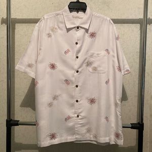 Caribbean button down Short Sleeve XL